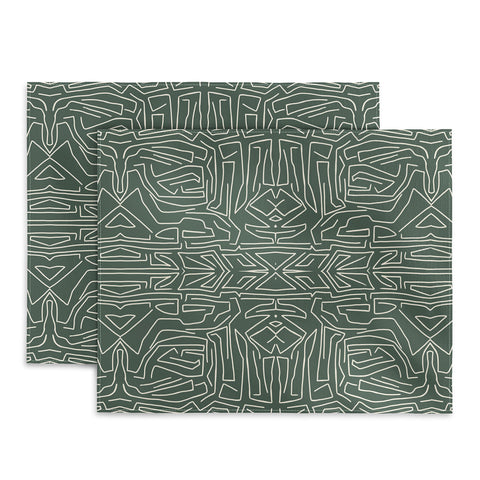 Marta Barragan Camarasa Abstract pattern linear stroke Placemat