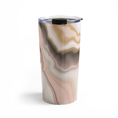 Marta Barragan Camarasa Abstract pink marble 70 Travel Mug