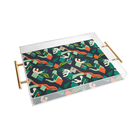 Marta Barragan Camarasa Abstract simple drawing 01 Acrylic Tray