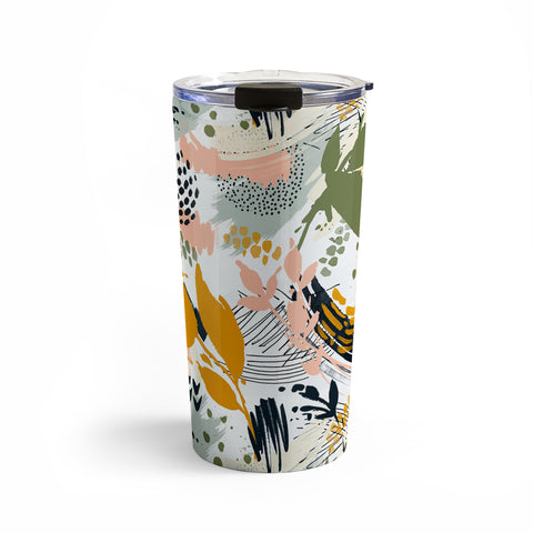 Marta Barragan Camarasa Abstract strokes still life Travel Mug