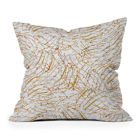 Marta Barragan Camarasa Abstract strokes Outdoor Throw Pillow