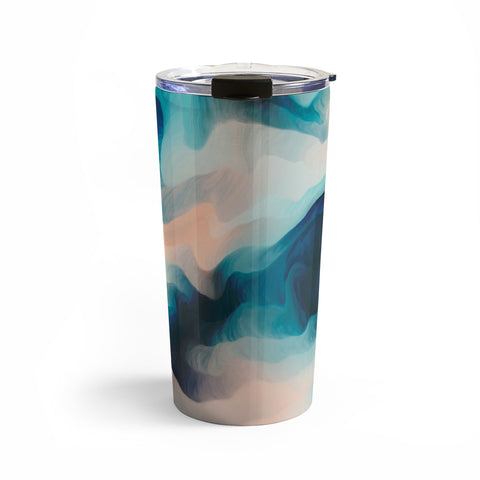 Marta Barragan Camarasa Abstract tidal waves Travel Mug