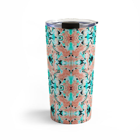 Marta Barragan Camarasa Abstract tribal indian pattern II Travel Mug
