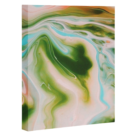 Marta Barragan Camarasa Abstract watercolor marble I Art Canvas