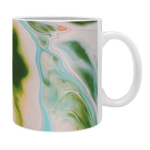 Marta Barragan Camarasa Abstract watercolor marble I Coffee Mug