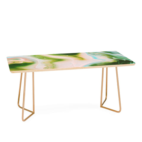 Marta Barragan Camarasa Abstract watercolor marble I Coffee Table