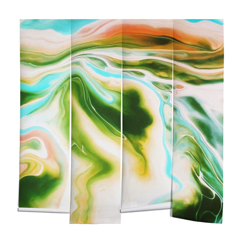 Marta Barragan Camarasa Abstract watercolor marble I Wall Mural