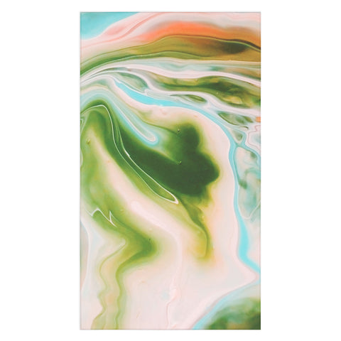 Marta Barragan Camarasa Abstract watercolor marble I Tablecloth