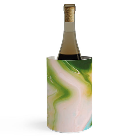 Marta Barragan Camarasa Abstract watercolor marble I Wine Chiller