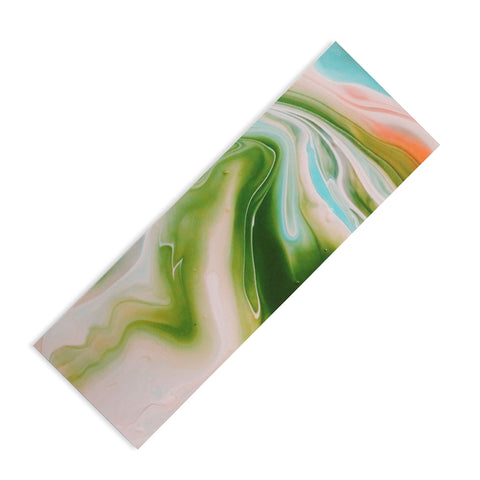 Marta Barragan Camarasa Abstract watercolor marble I Yoga Mat