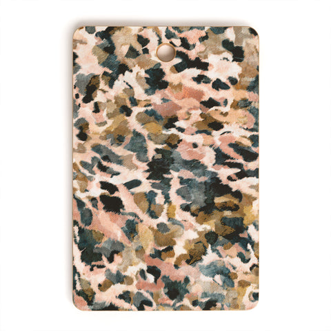 Marta Barragan Camarasa Animal print pastel colors Cutting Board Rectangle