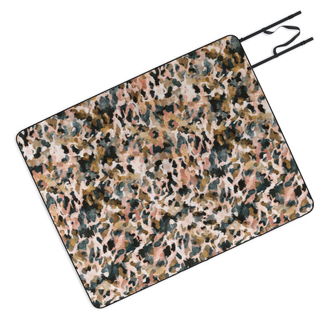 Marta Barragan Camarasa Animal print pastel colors Picnic Blanket