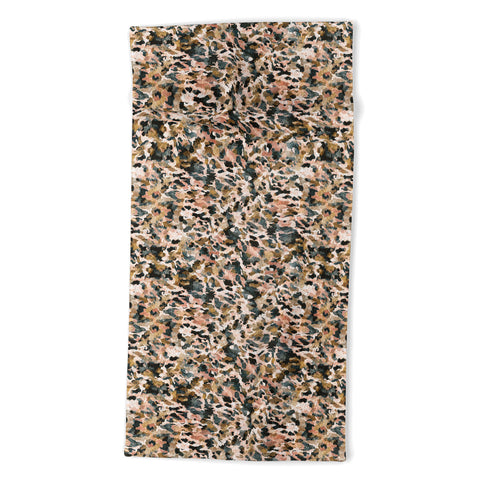 Marta Barragan Camarasa Animal print pastel colors Beach Towel