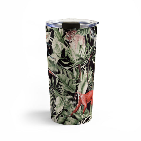 Marta Barragan Camarasa Animals in the dark of the jungle Travel Mug