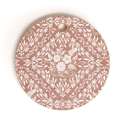 Marta Barragan Camarasa Antique Botanical Bliss Cutting Board Round