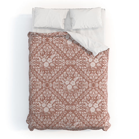 Marta Barragan Camarasa Antique Botanical Bliss Duvet Cover