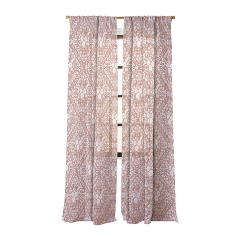 Marta Barragan Camarasa Antique Botanical Bliss Sheer Window Curtain