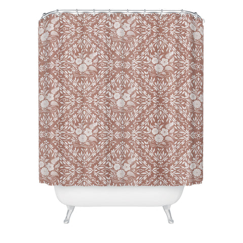 Marta Barragan Camarasa Antique Botanical Bliss Shower Curtain