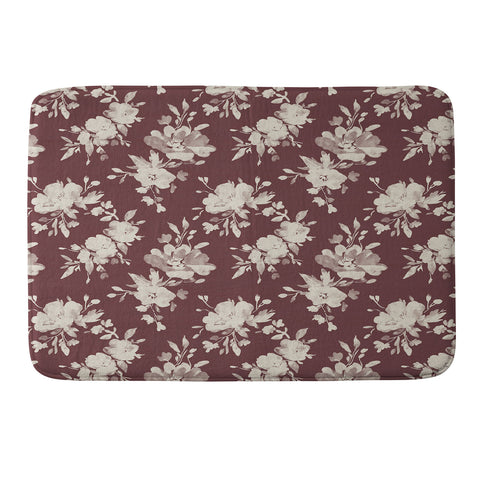 Marta Barragan Camarasa Antique Petal Romance Memory Foam Bath Mat