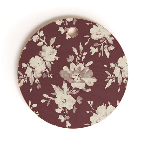 Marta Barragan Camarasa Antique Petal Romance Cutting Board Round