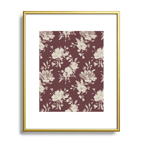 Marta Barragan Camarasa Antique Petal Romance Metal Framed Art Print