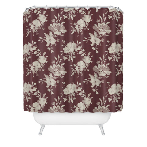 Marta Barragan Camarasa Antique Petal Romance Shower Curtain