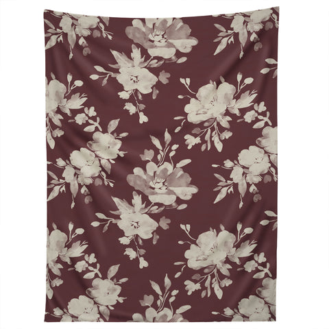 Marta Barragan Camarasa Antique Petal Romance Tapestry