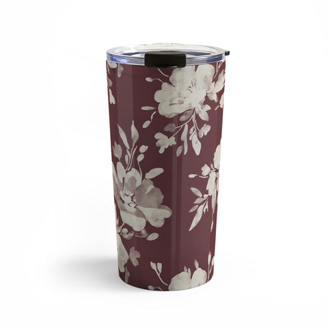 Marta Barragan Camarasa Antique Petal Romance Travel Mug