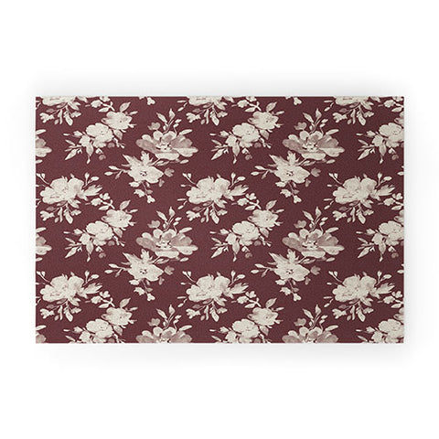 Marta Barragan Camarasa Antique Petal Romance Welcome Mat
