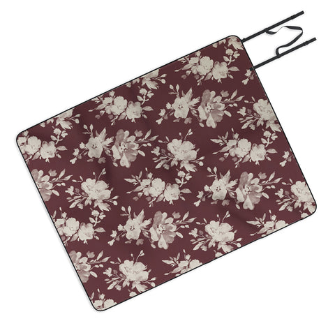 Marta Barragan Camarasa Antique Petal Romance Picnic Blanket