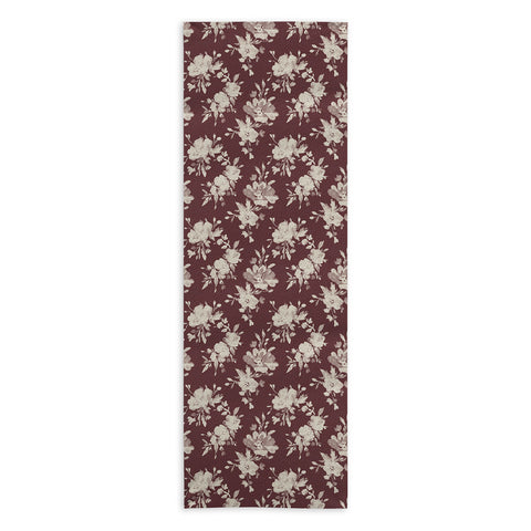 Marta Barragan Camarasa Antique Petal Romance Yoga Towel