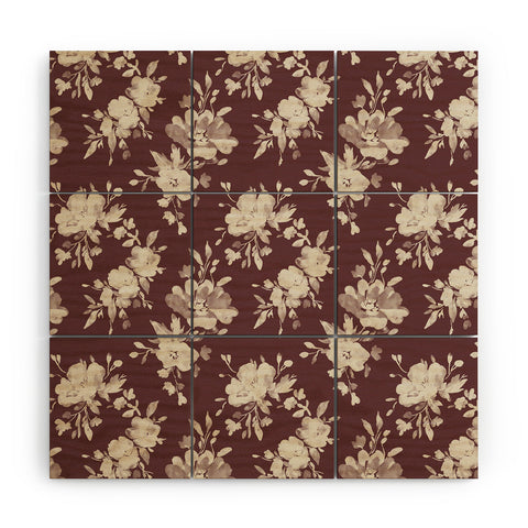 Marta Barragan Camarasa Antique Petal Romance Wood Wall Mural