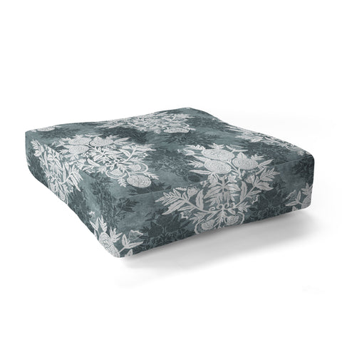 Marta Barragan Camarasa Antique Victorian Floral Floor Pillow Square