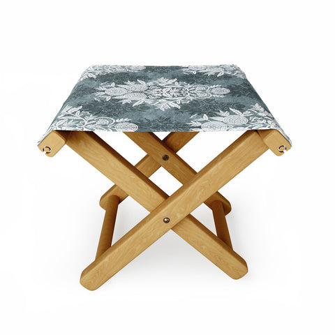 Marta Barragan Camarasa Antique Victorian Floral Folding Stool