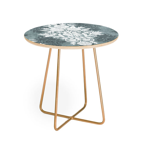 Marta Barragan Camarasa Antique Victorian Floral Round Side Table