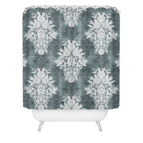 Marta Barragan Camarasa Antique Victorian Floral Shower Curtain