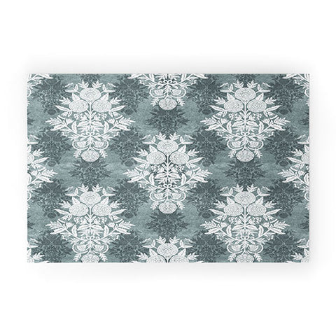 Marta Barragan Camarasa Antique Victorian Floral Welcome Mat