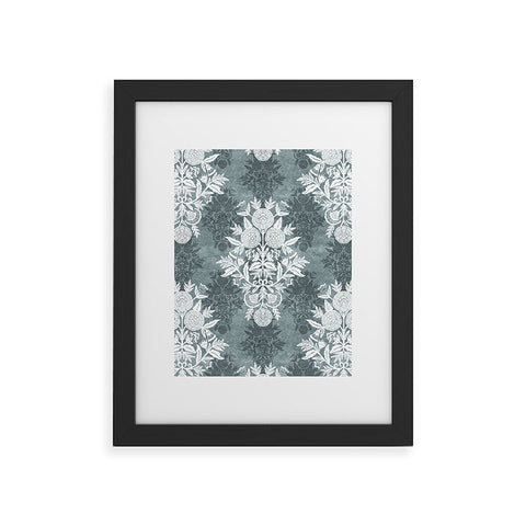 Marta Barragan Camarasa Antique Victorian Floral Framed Art Print