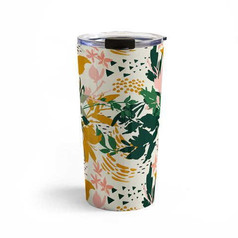Marta Barragan Camarasa Art nature brushstrokes I Travel Mug