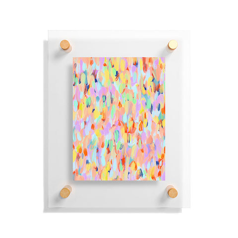 Marta Barragan Camarasa Artistic summer brushstrokes Floating Acrylic Print