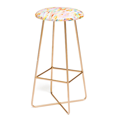 Marta Barragan Camarasa Artistic summer brushstrokes Bar Stool