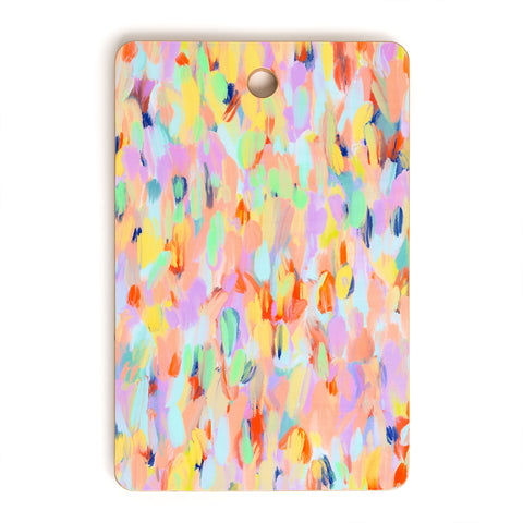 Marta Barragan Camarasa Artistic summer brushstrokes Cutting Board Rectangle