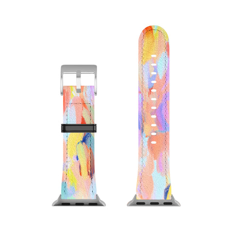 Marta Barragan Camarasa Artistic summer brushstrokes Apple Watch Band