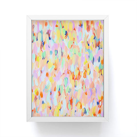 Marta Barragan Camarasa Artistic summer brushstrokes Framed Mini Art Print