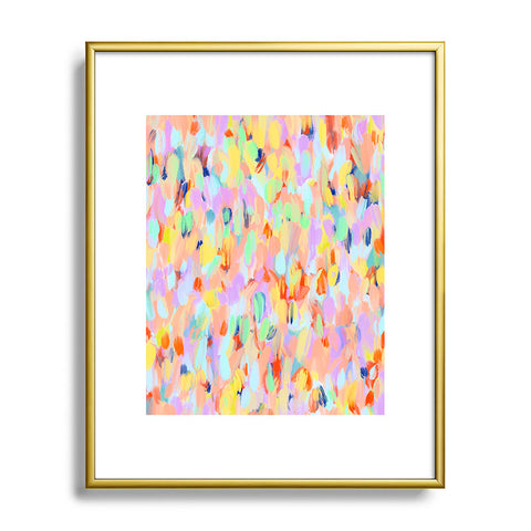 Marta Barragan Camarasa Artistic summer brushstrokes Metal Framed Art Print