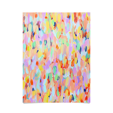 Marta Barragan Camarasa Artistic summer brushstrokes Poster