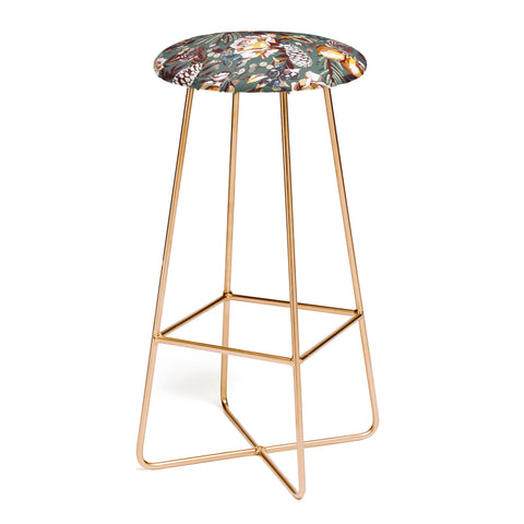 Marta Barragan Camarasa Autumn fall in the garden 3S Bar Stool