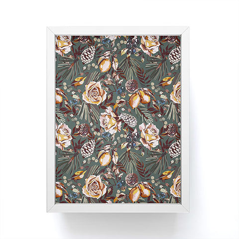 Marta Barragan Camarasa Autumn fall in the garden 3S Framed Mini Art Print