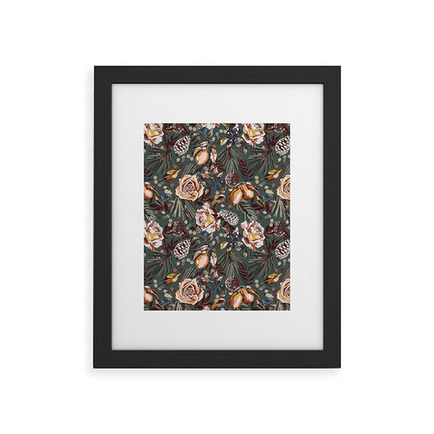 Marta Barragan Camarasa Autumn fall in the garden 3S Framed Art Print