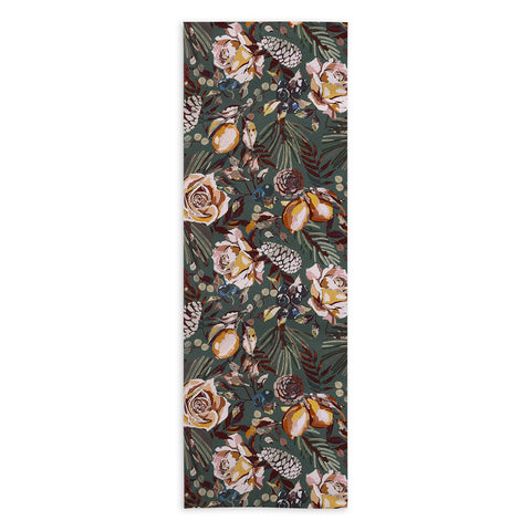 Marta Barragan Camarasa Autumn fall in the garden 3S Yoga Towel